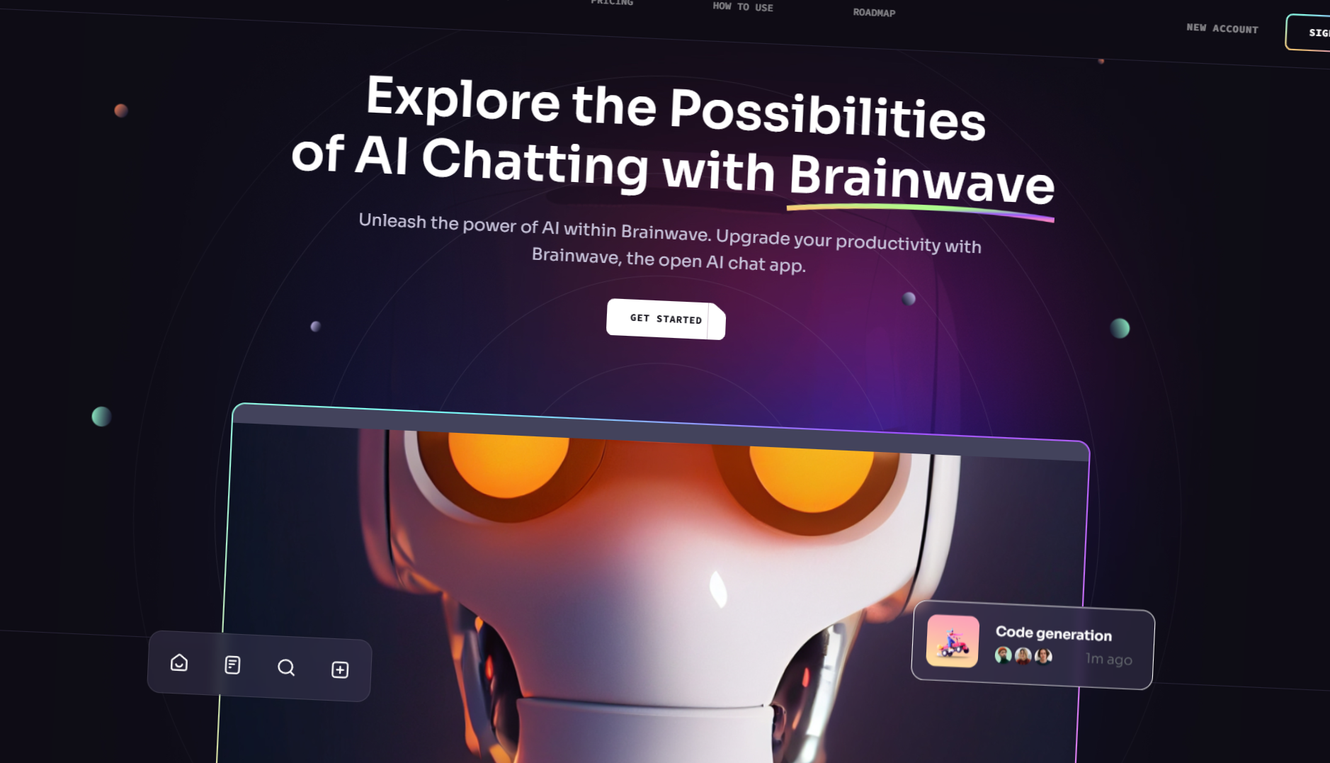 Brainwave - Conceptual AI chat application